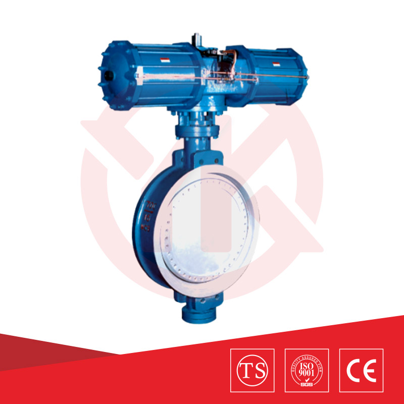 氣動(dòng)對夾蝶閥